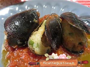 cozze ripiene semplici ricetta