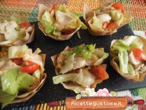 cestini pasta fillo al coniglio