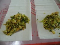 triangoli di pasta fillo pollo e verdure immagine 7b