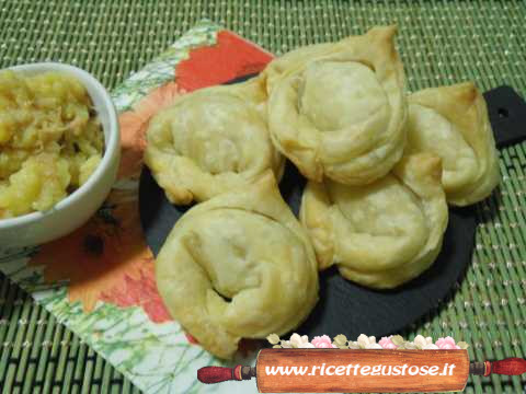 tortelli di pasta sfoglia patate e tonno