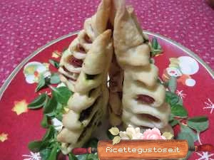 ricetta albero Natale con pasta brisee