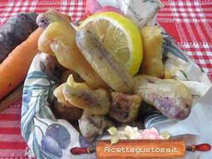 carote fritte in pastella gustose