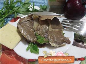 carpaccio di cinghiale gustoso