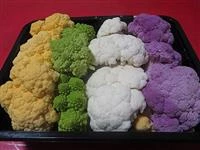 cavolfiore in pastella colorata immagine 1