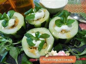 cetrioli ripieni salsa tsatzichi ricetta