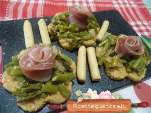 cheesecake asparagi e fagiolini ricetta