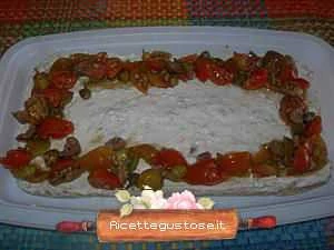 cheesecake salato olive e capperi