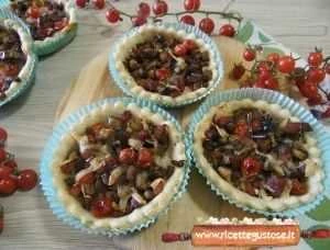 crostatine salate melanzane baby e pomodorini ribes ricetta