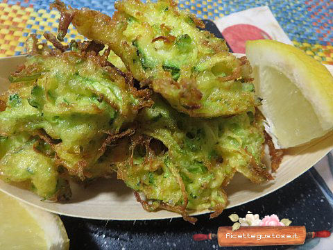 Frittelle di zucchine