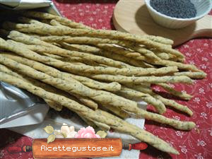 grissini semi di papavero