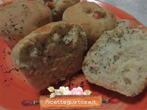 Muffins salati salmone e semi di papavero sofficissimi 