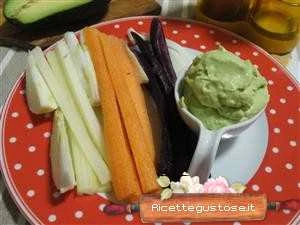 pinzimonio all avocado ricetta