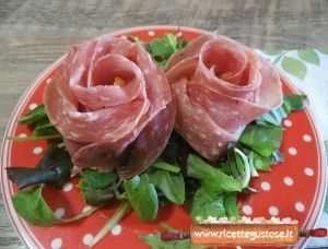 rose salame di prosciutto e zucca ricetta
