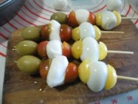 spiedini pomodorini mozzarelle uova di quaglia immagine 2