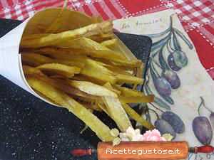 sticks di platano fritto