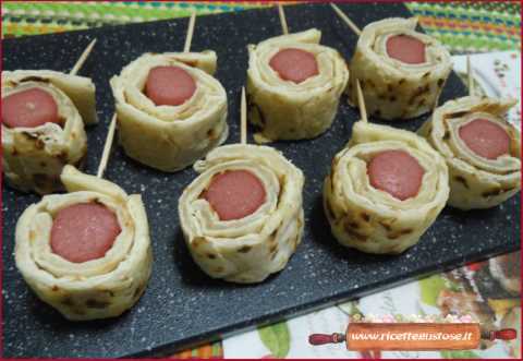 tronchetti piadina wurstel