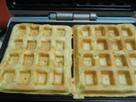 Waffle salati curry e crauti bianchi immagine 5