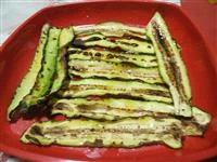 zucchine grigliate rucola cotto immagine 2