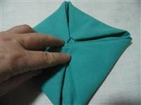 piegare tovagliolo fiore di loto immagine 10