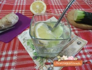 acqua aromatizzata limone e zenzero