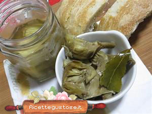 carciofini conservati sott olio all italiana