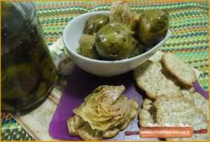 cavolini di bruxelles interi sott'olio ricetta