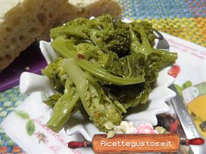 cime di rapa sott olio