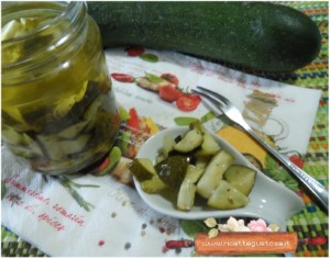 colli e fondi di zucchine sott olio