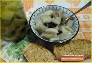 finocchi sott olio al mirto ricetta