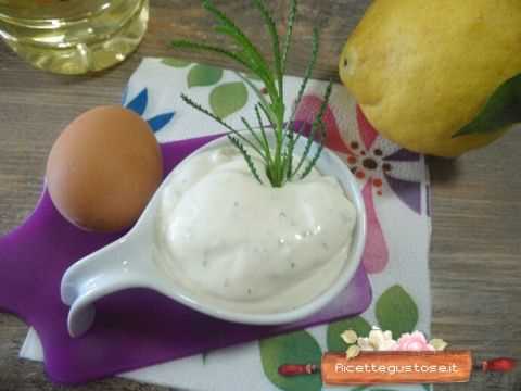 maionese aromatizzata olive