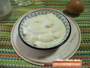 maionese uova pastorizzate olio bollente