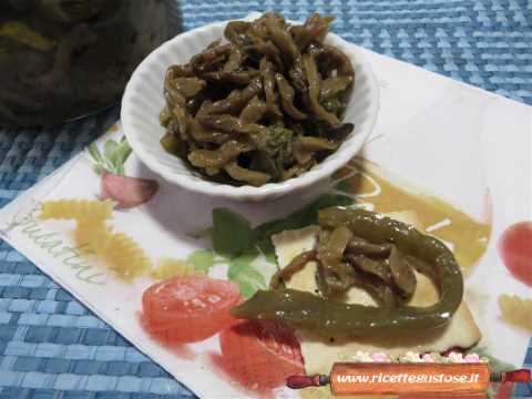 melanzane e peperoni sott olio