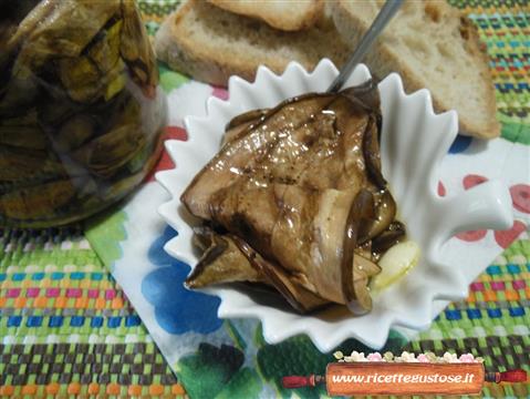 melanzane grigliate sott' olio