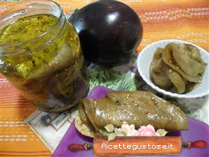 melanzane sott olio senza buccia