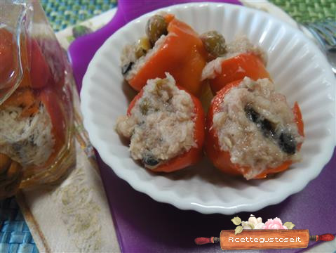 peperoncini piccanti ripieni sott olio 2 metodo