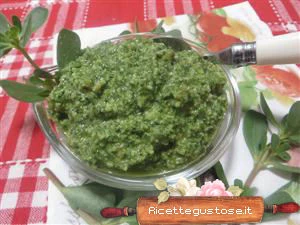 pesto alla portulaca ricetta