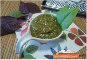pesto basilico e shiso ricetta