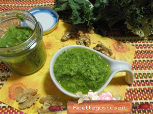 pesto al cavolo riccio - kale ricetta