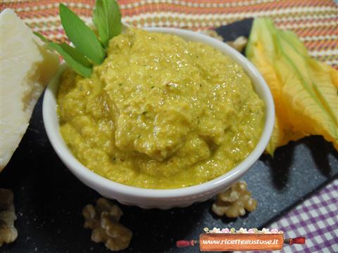 pesto fiori di zucca