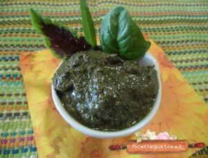 pesto ai tre spinaci ricetta