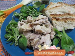 ricetta pollo sott'olio