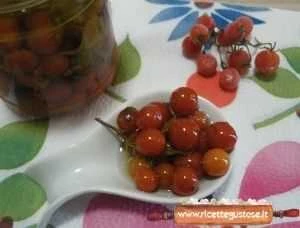 pomodorini ribes sott'olio ricetta