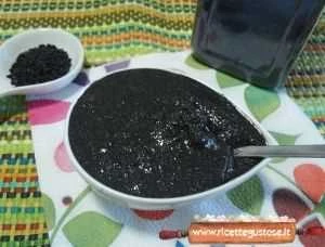 tahina sesamo nero ricetta 