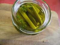 talli e fiori di aglione sott olio immagine 6
