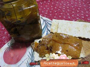 zucca grigliata sott olio