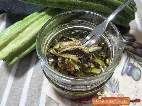 Zucchine grigliate sott olio