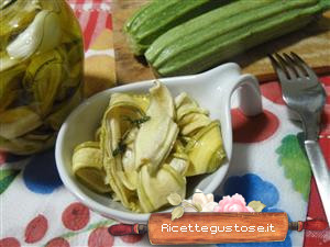 zucchine essiccate sott olio