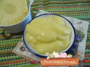 ricetta crema pasticcera all ananas