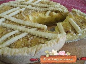 Crostata alla crema di mandorle