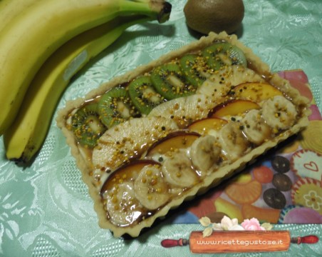 torta alla frutta con crema chiboust